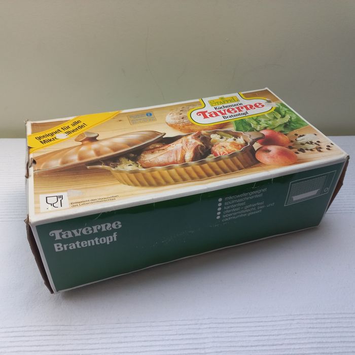 Gerzit naczynie żaroodporne forma do zapiekania do pieczenia duża nowa