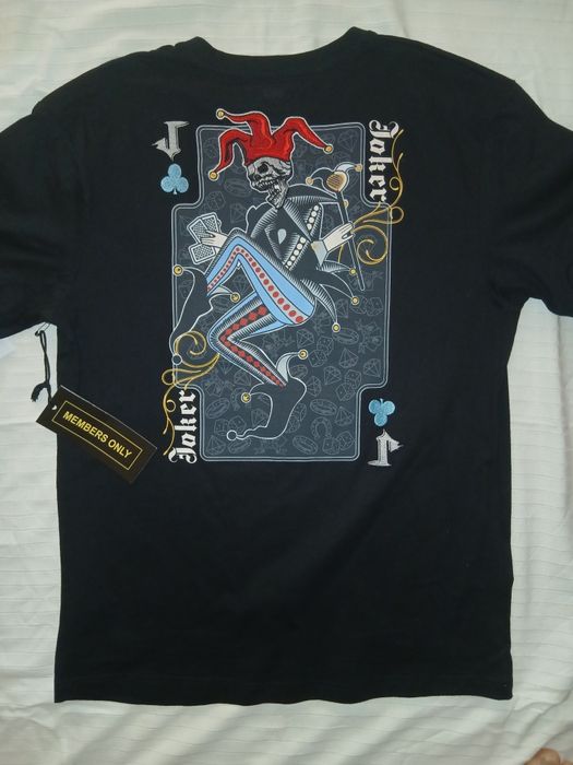 Футболка чоловіча оригінал members only з аплікацією.