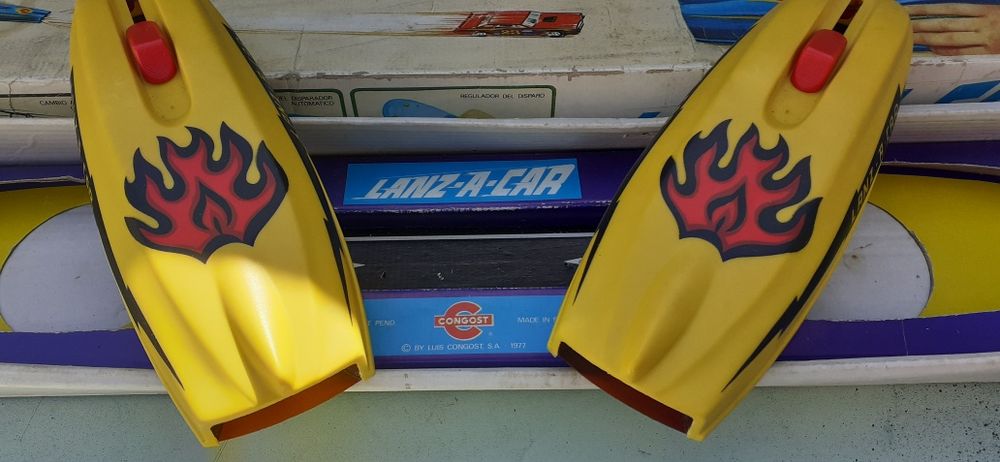 Brinquedo antigo,  anos 70 "Lanz-a-car"