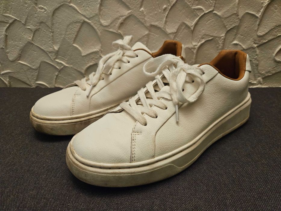 Białe sneakersy, trampki Reserved, rozm. 42 (27,5 cm)