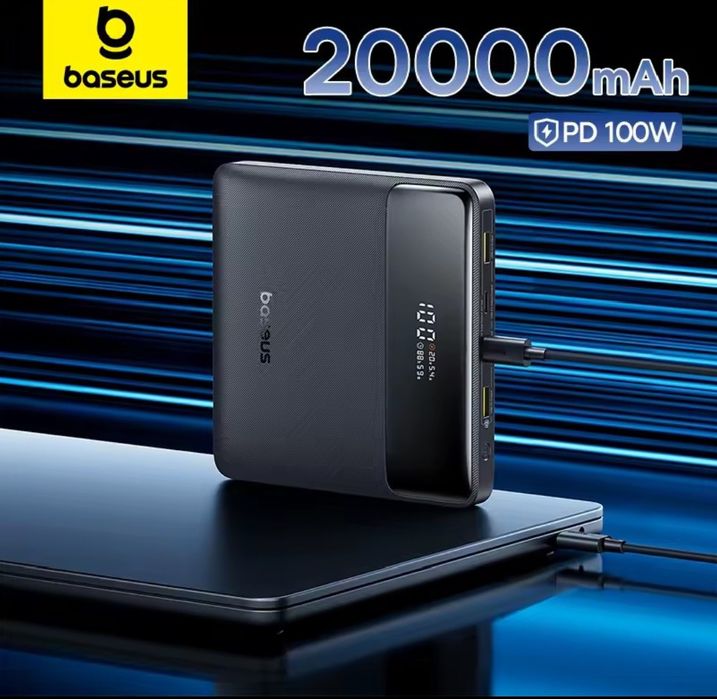 Павербанк Baseus 20000mAh Blade 100W