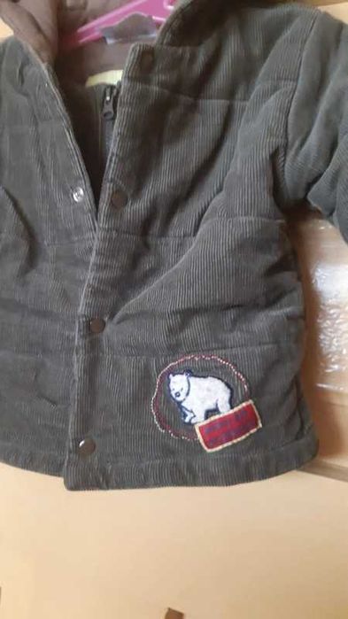 Kurteczka jesienno-zimowa ze sztruksu 68