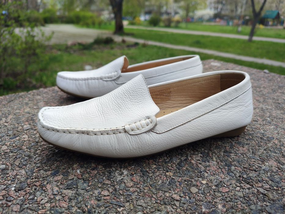 Кожаные мокасины р.39