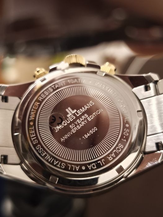 Zegarek męski Jacques Lemans 50-D1 EcoPower – limitowany solarny