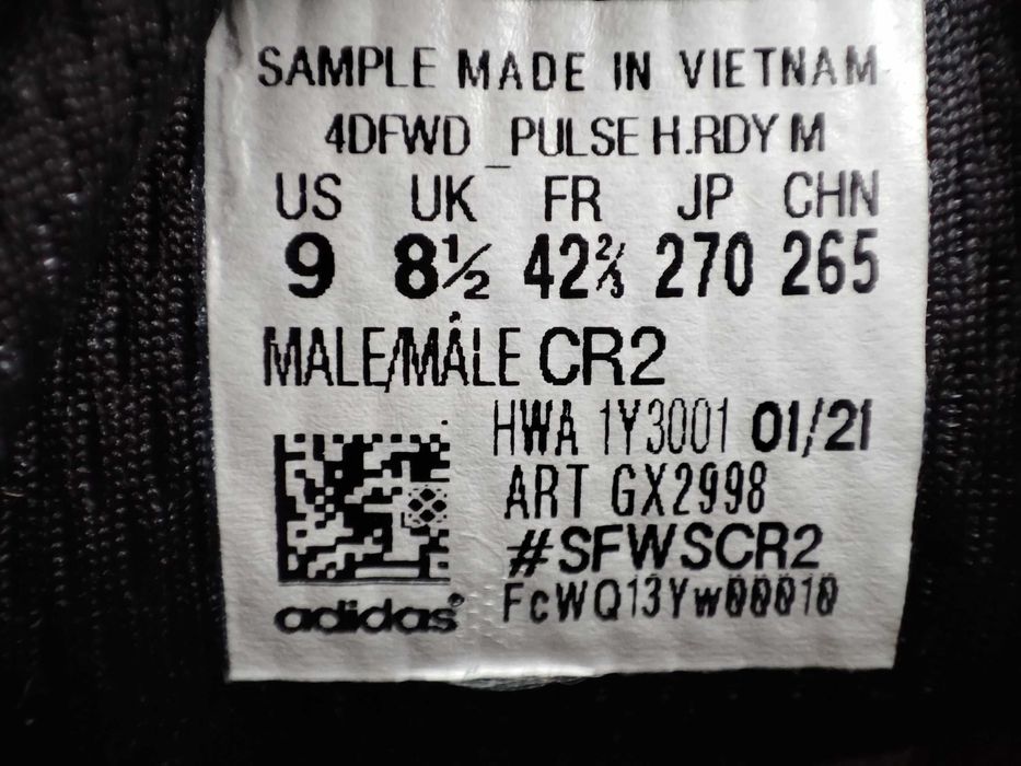 ОРИГІНАЛ 100%! Кросівки Adidas4D FWD_Pulse h.rdy GX2998 42.5р.