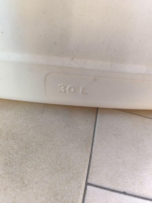 Bidão 30lt branco