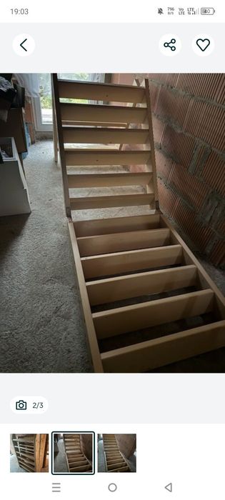 Schody grube  solidne nowe