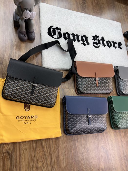 Сумка Goyard Coursier Messenger Black / Brown / Green / Grey / Navy