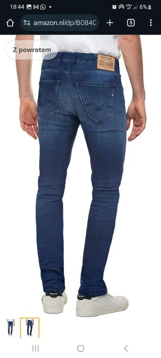 Jeansy Grover straight fit