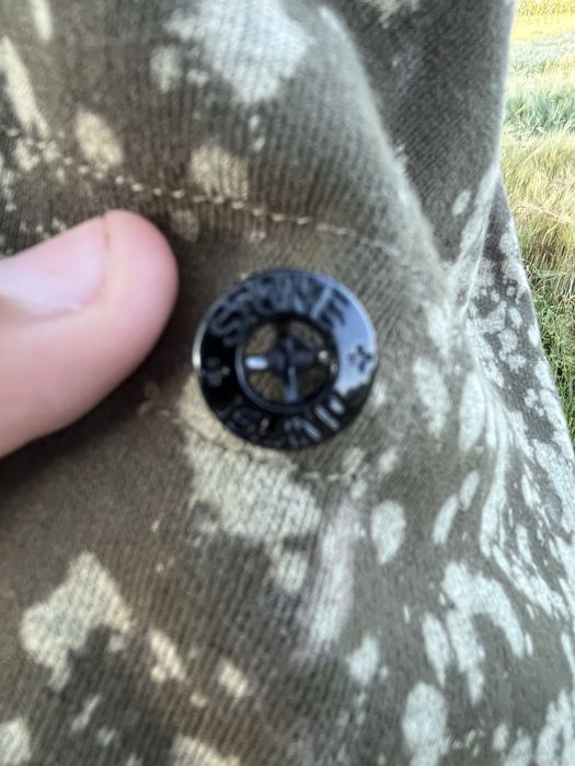 Stone island off dye green