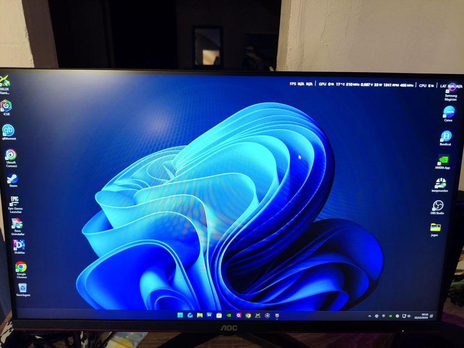 Monitor AOC 27 polegadas 144hz