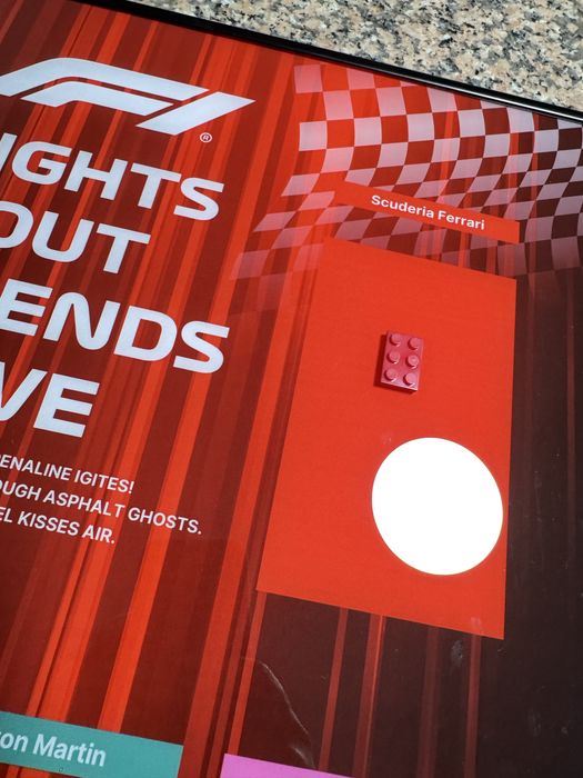 Expositor Coleção F1 Lego Speed Champions en acrilico e aluminium