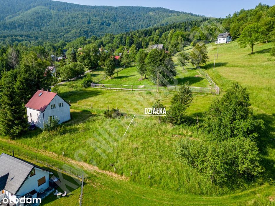 Działka budowlana 770 m² | Zawoja | Widok i słońce