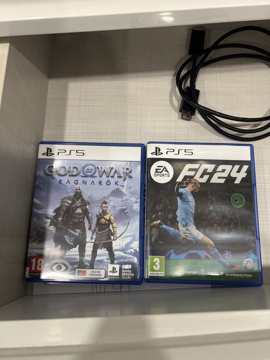 PS5 + 2 Controllers with Stand and 2 Games64739145854339121