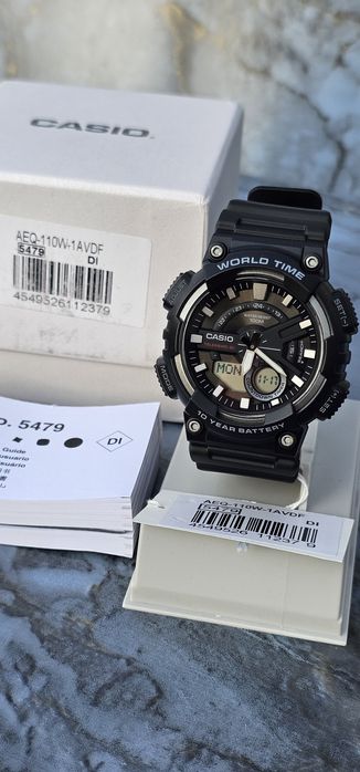 Casio AEQ-110W AVDF, оригінал, гарантія, новий, 10 років батарейка