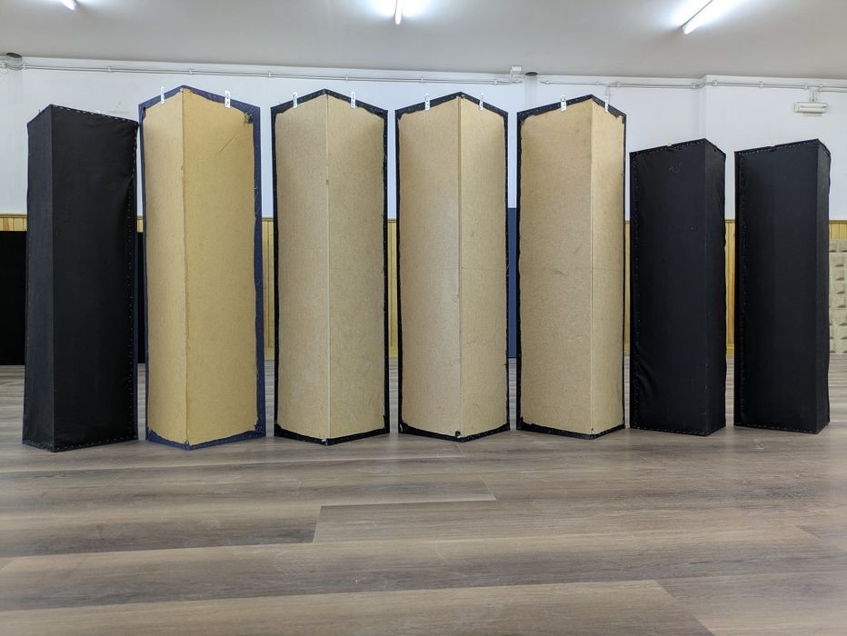 KIT de 13 Painéis p/ tratamento Acústico — Lã de Rocha & MDF (PORTO)