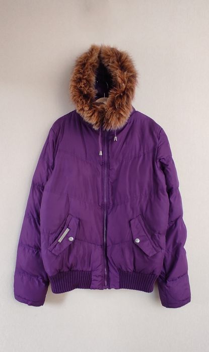 Куртка бомбер с капюшёном и мехом Chicoree