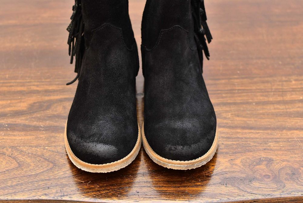 Zamszowe botki Clic! roz. 36 dł. wkładki 23,3 cm