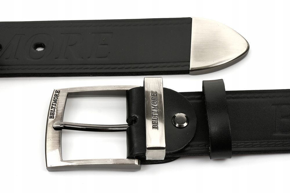 BELTIMORE pasek 130 145 do spodni skórzany pas skóra mocny klasyczny