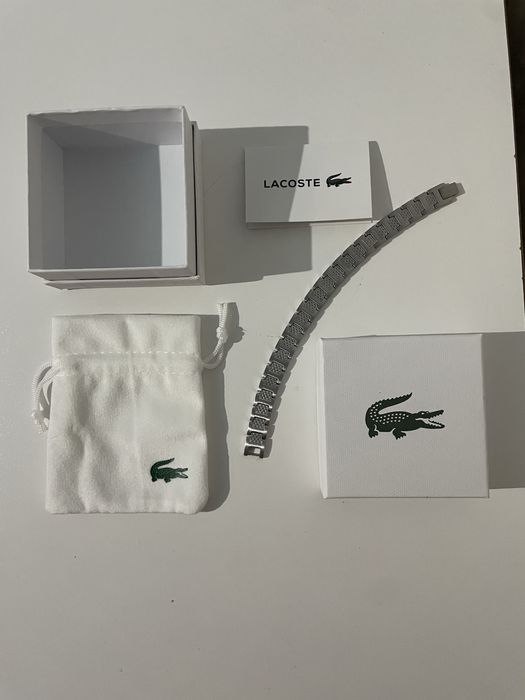Srebrna bransoletka Lacoste