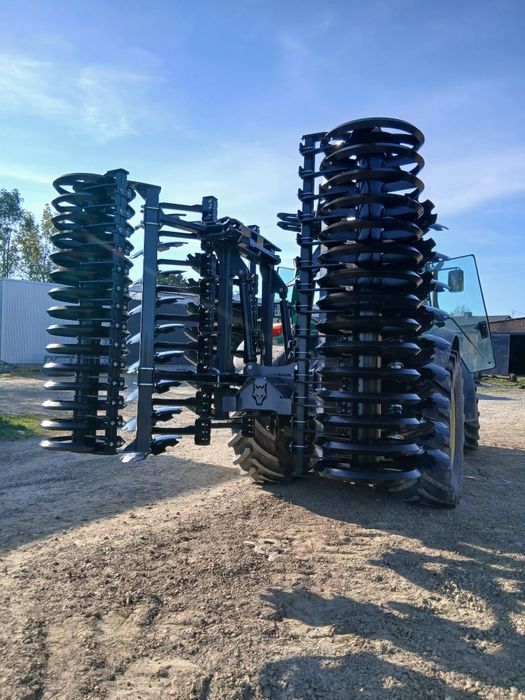 Brona talerzowa 5m  wał daszkowy * Agregat talerzowy * Talerzówka * transport
