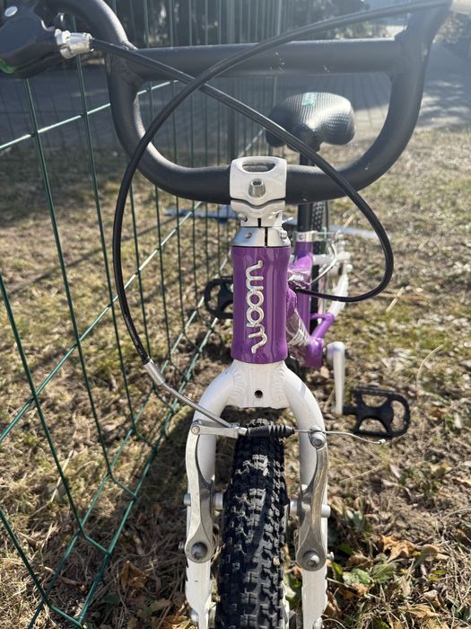 Rower woom 2 fioletowy