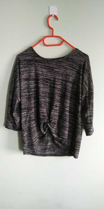 cienka przewiewna bluzeczka oversize salt&papper rękaw 3/4 M/L