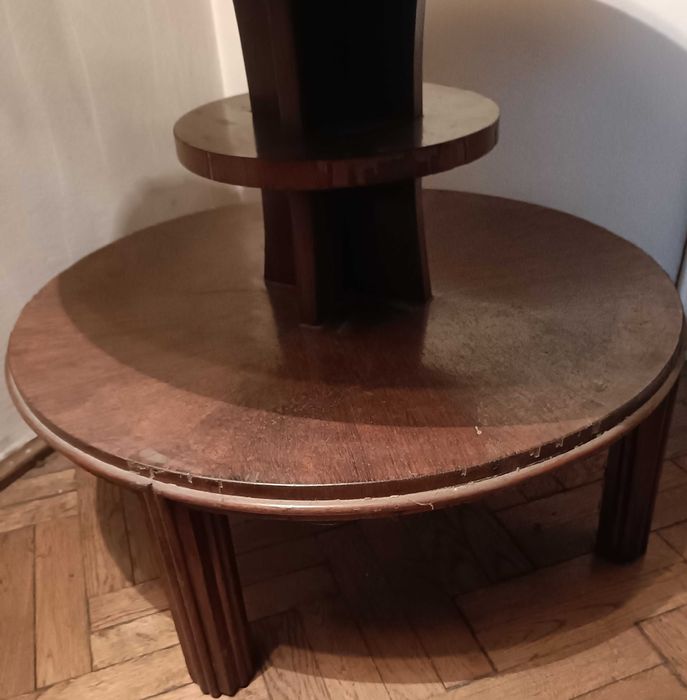 Stół orzech Art Deco lata 50 te
