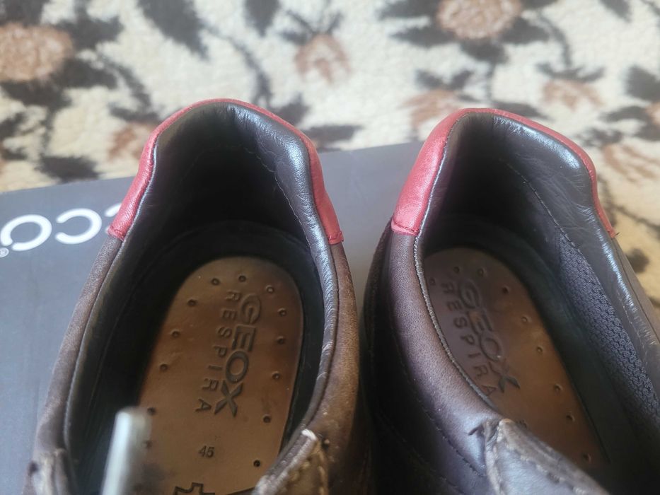 Ekstra sportowe sneakersy skórzane Geox U Xenon wkł.30 cm