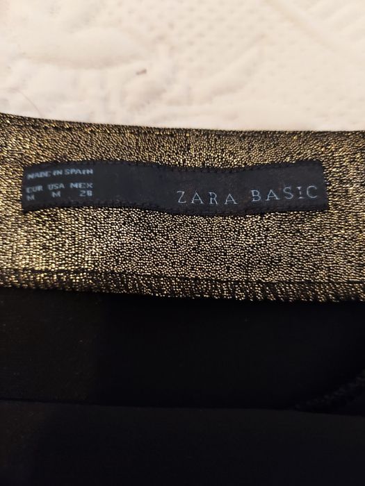 Mini-saia dourada, tamanho M