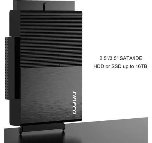 FIDECO USB 3.0 → SATA/IDE адаптер для 2.5/3.5" HDD/SSD з блоком живлення 12V