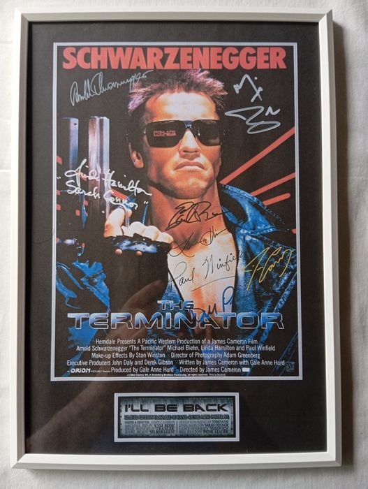 Moldura Filme The Terminator com Autógrafos (A4)

Autógrafos:
James Ca