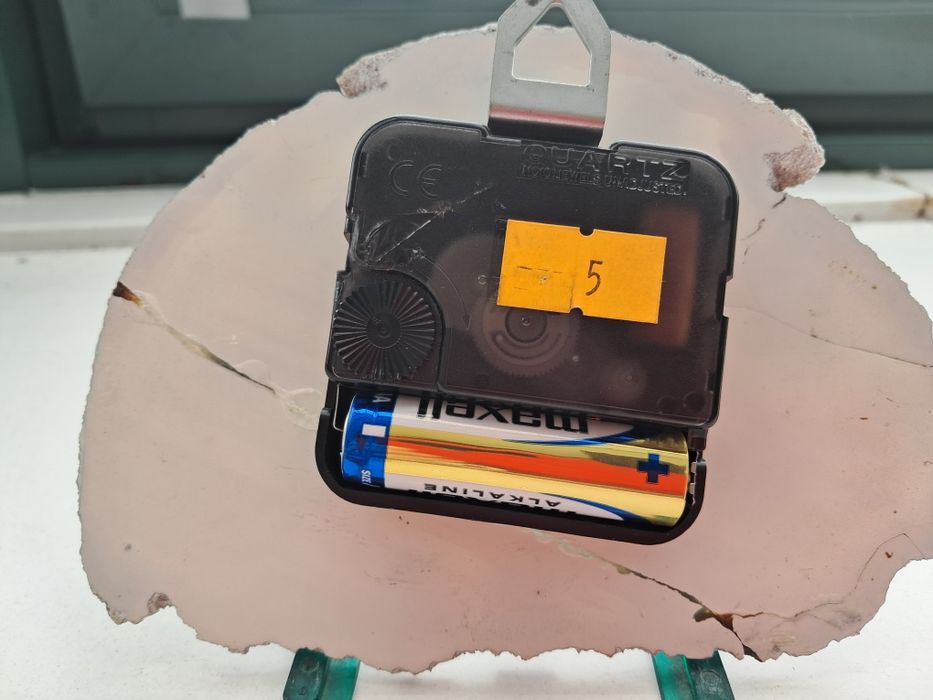 Vertage Zegar ścienny z kamienia naturalnego agatu