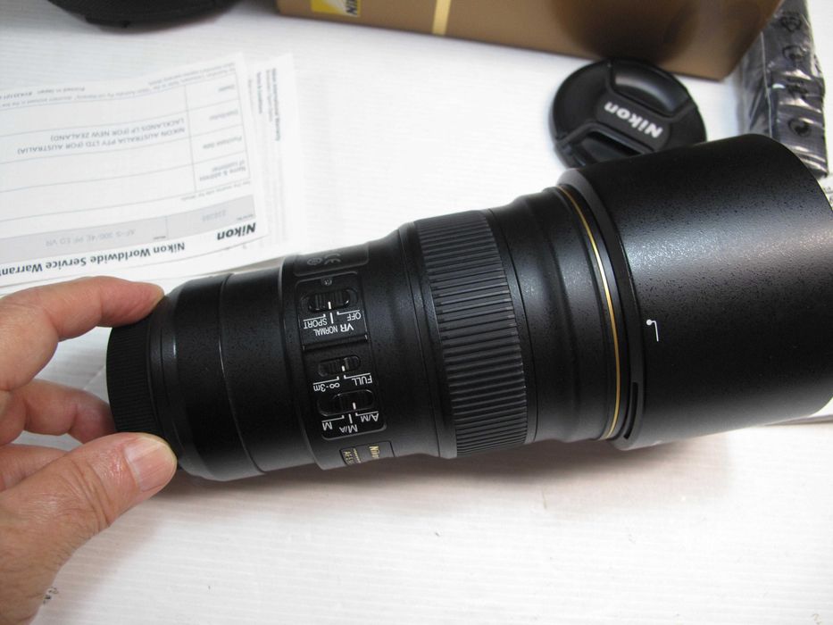 Nikon 300mm F4 VR +AF-S TC-14E III estado igual a nova na caixa
