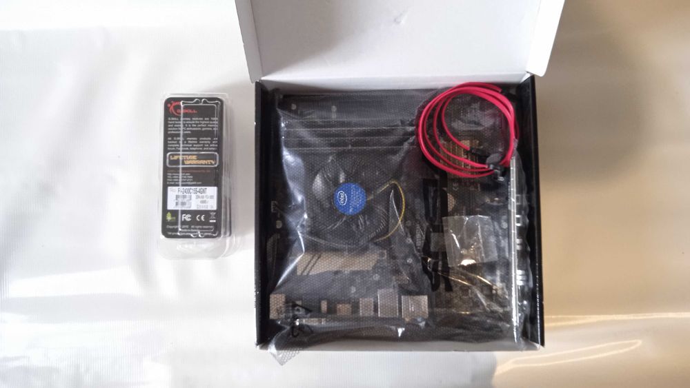 Система у зборі: ASUS-B150M-PLUS, i3-6100, DDR4-2400 16Gb.