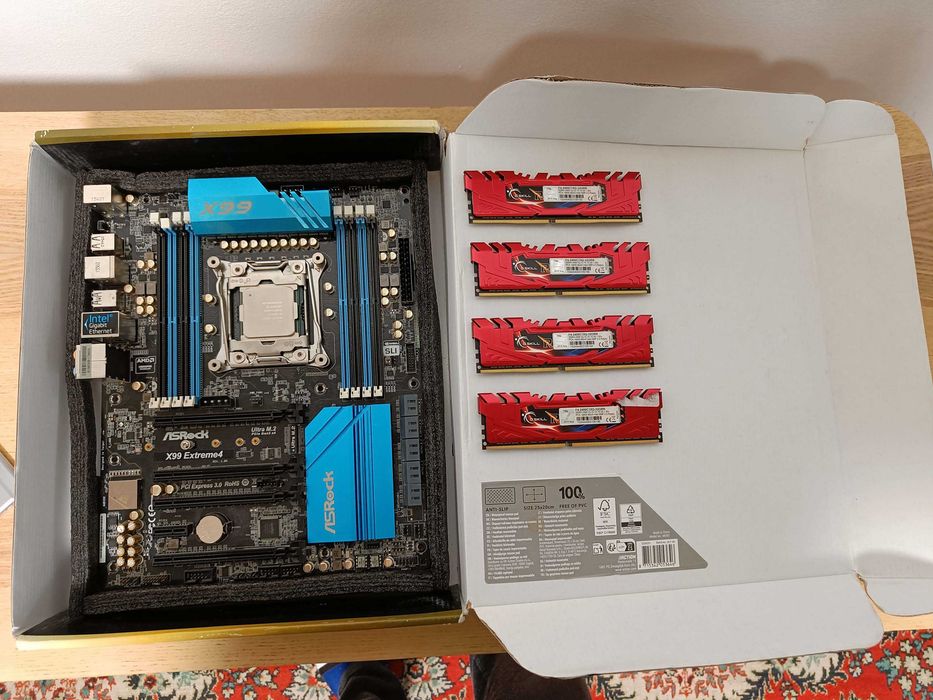 Комплект ASRock X99 Extreme4, Intel Xeon E5 2680v4, 32Gb DDR4