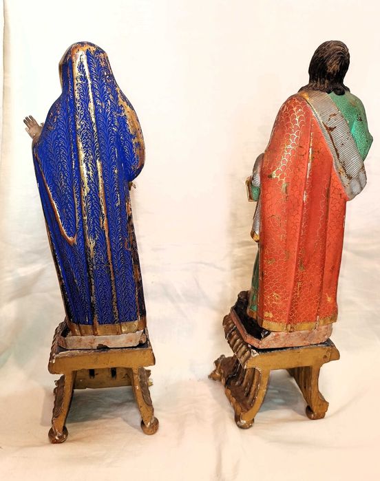 Imagens Nossa Senhora e São João Evangelista