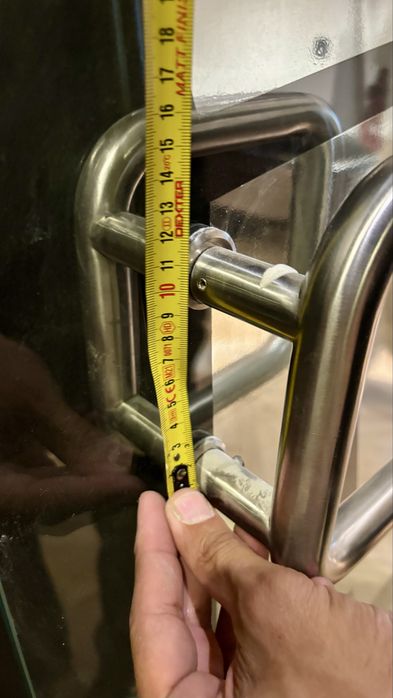 Puxador Inox duplo impecavel