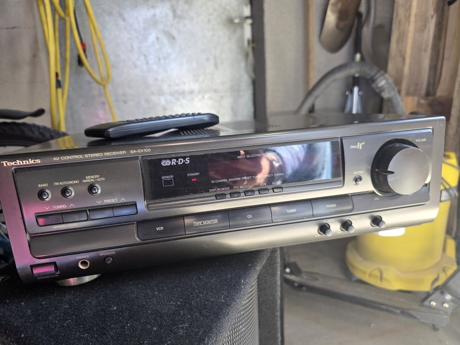 Technics SA-EX100 – amplituner stereo + pilot, sprawny