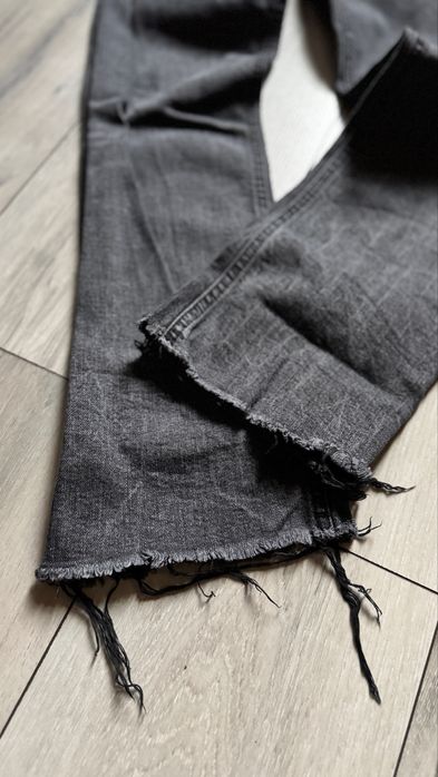 Spodnie ZARA 34 damskie jeansy czarne bawełna