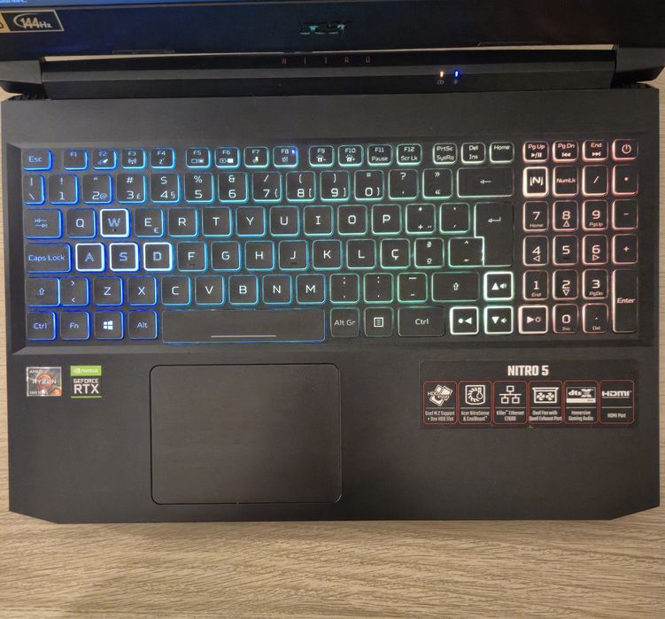 Acer nitro 5 15" rtx3060 ryzen 5600h 144hz