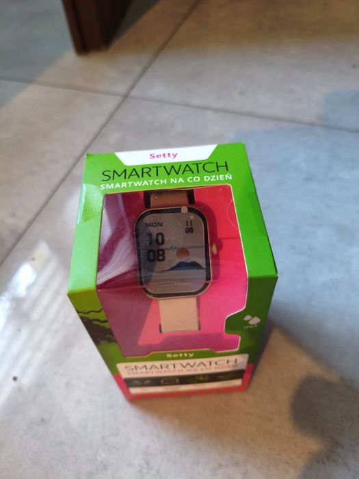 Setty Smartwatch Beżowy Nowy
