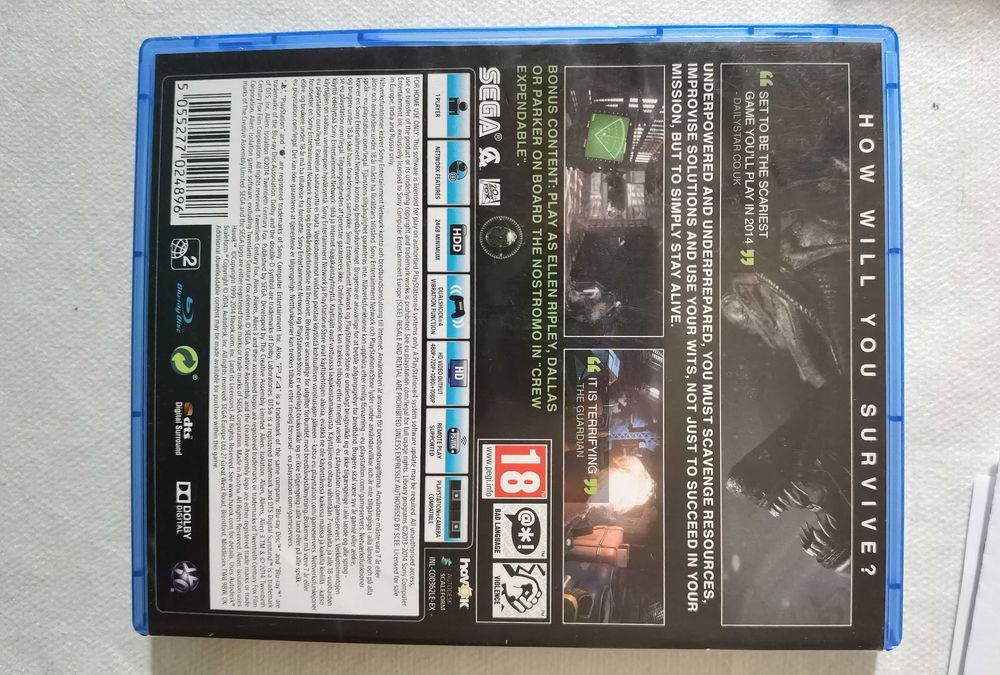 Alien isolation - ps4 como novo