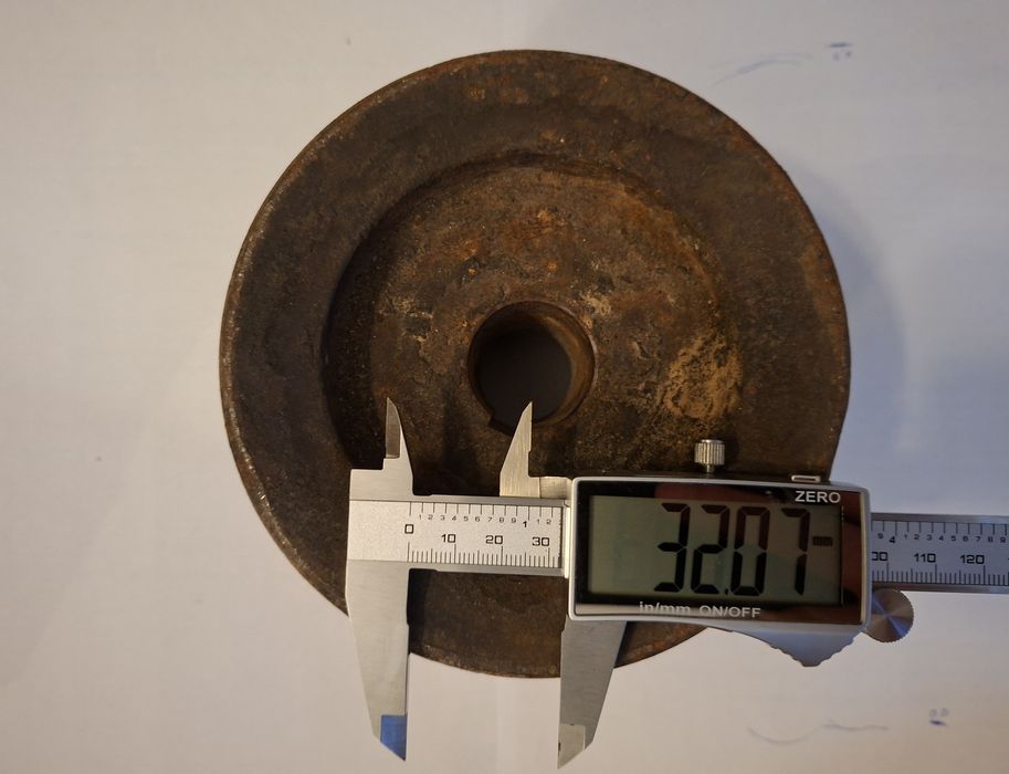 Koło pasowe pięciopasowe, średnica fi 140mm, otwór fi32mm