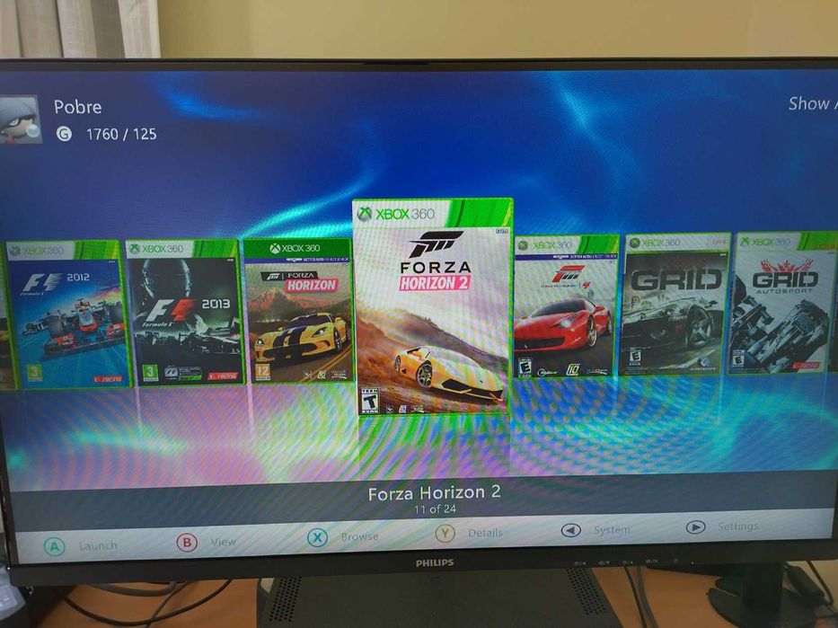 Estação de Jogo Xbox 360 Elite Premium - RGH3 | SSD 500GB + Volante Oficial + Kit Completo