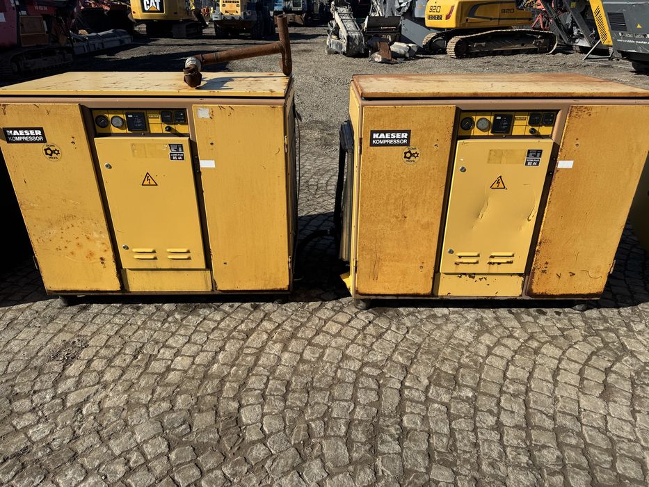 Kompresor śrubowy Kaeser BS44 zbiornik i osuszacz