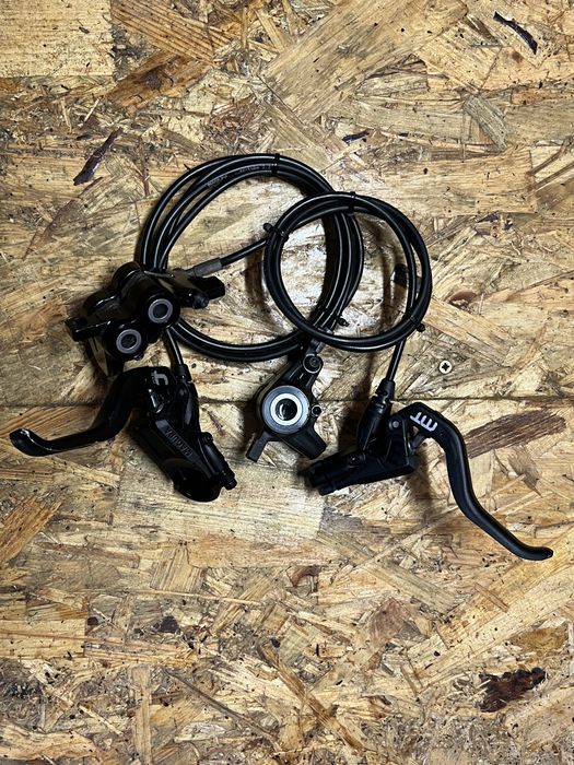 Komplet hamulcow hydraulicznych magura mt 5 ( shimano deore saint )