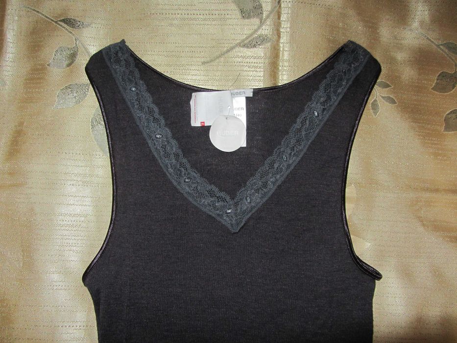 Huber Wool & Silk Tank Top майка мериносова з шовком hanro calida нова