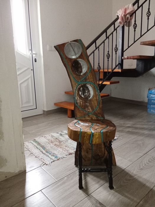 Banco rustico carvalho