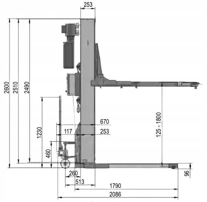 Podnośnik Jednokolumnowy Mobilny Samochodowy BESTLIFT 130E AUTOMAT 3T